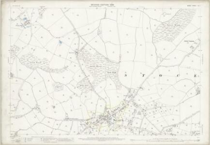 Essex (1st Ed/Rev 1862-96) LX.7 (includes: Stock) - 25 Inch Map