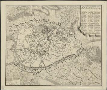 Plan de la ville de Brusselle : ville noble au Duché de Brabant, et les delices des Pays-Bas