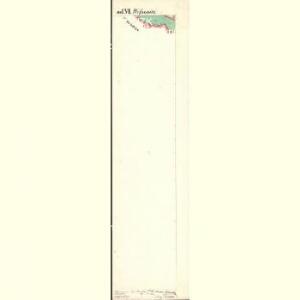 Wossenitz - c5533-1-010 - Kaiserpflichtexemplar der Landkarten des stabilen Katasters