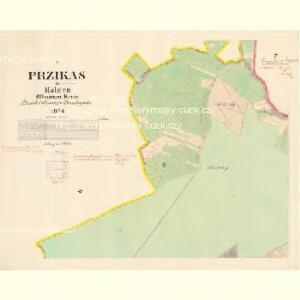 Przikas - m2464-1-001 - Kaiserpflichtexemplar der Landkarten des stabilen Katasters