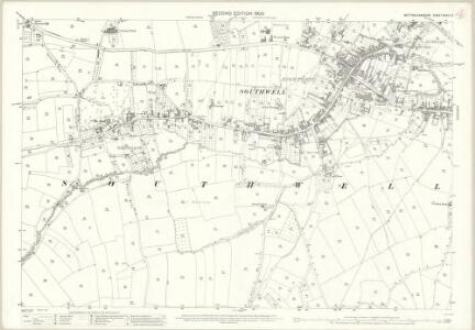 Nottinghamshire XXXIV.3 (includes: Halam; Southwell) - 25 Inch Map