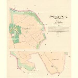 Zwiestowitz (Zwěstowice) - c9301-1-002 - Kaiserpflichtexemplar der Landkarten des stabilen Katasters