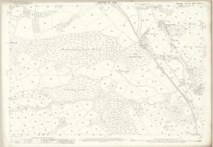 Yorkshire CXXXVI.9 (includes: Dacre; Hartwith Cum Winsley; High And Low Bishopside) - 25 Inch Map