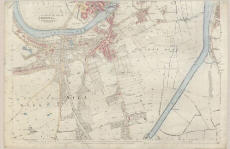 Cheshire XXXVIII.15 (includes: Chester Castle; Chester; Huntington) - 25 Inch Map