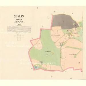 Mislin - c4916-1-001 - Kaiserpflichtexemplar der Landkarten des stabilen Katasters