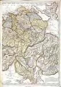 Carte de Suisse suivant sa nouvelle division en XVIII cantons formant la République Helvétique, 2