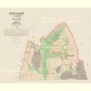 Bernsdorf (Bernardic) - c0127-1-001 - Kaiserpflichtexemplar der Landkarten des stabilen Katasters