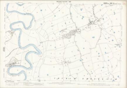 Cheshire LIX.4 (includes: Caldecott; Church Shocklach; Grafton; Is Y Coed; Shocklach Oviatt) - 25 Inch Map