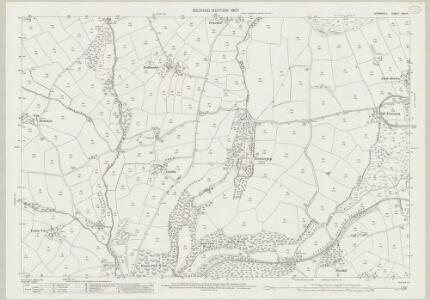 Cornwall XXXVI.1 (includes: Liskeard Borough; Liskeard; St Cleer) - 25 Inch Map