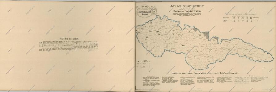 Atlas d'industrie de la république tchécoslovaque