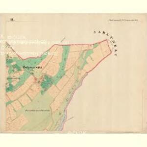 Botzonowitz - m0122-1-003 - Kaiserpflichtexemplar der Landkarten des stabilen Katasters