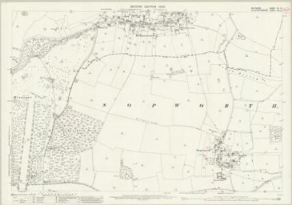 Wiltshire VII.14 (includes: Didmarton; Hawkesbury; Sopworth) - 25 Inch Map