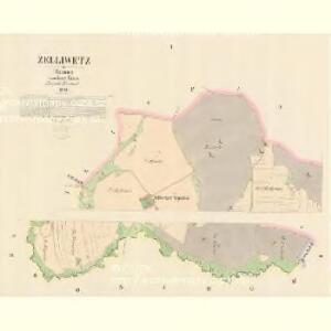 Želliwetz - c9403-1-001 - Kaiserpflichtexemplar der Landkarten des stabilen Katasters