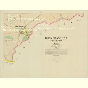 Klein Hraschtitz (Mala Hrasstice) - c4367-1-004 - Kaiserpflichtexemplar der Landkarten des stabilen Katasters
