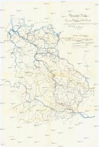 Übersichts-Karte des Donau-Moldau-Elbe-Canals