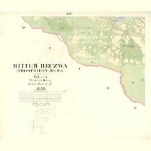 Mitter Beczwa (Prostředny Beczwa) - m2424-1-012 - Kaiserpflichtexemplar der Landkarten des stabilen Katasters