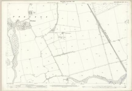 Northumberland (Old Series) XXII.13 (includes: Brunton; Chathill; Doxford; Ellingham; Fallodon; Preston; Swinhoe; Tughall) - 25 Inch Map