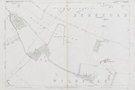 Wiltshire LX.2 (includes: Amesbury; Berwick St James; Wilsford Cum Lake; Winterbourne Stoke; Woodford) - 25 Inch Map