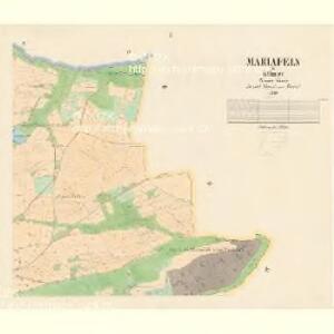 Mariafels - c7023-1-002 - Kaiserpflichtexemplar der Landkarten des stabilen Katasters