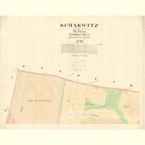 Schakwitz - m3000-1-001 - Kaiserpflichtexemplar der Landkarten des stabilen Katasters