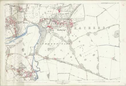 Gloucestershire LII.4 (includes: Coln St Aldwyn; Fairford; Hatherop; Quenington) - 25 Inch Map