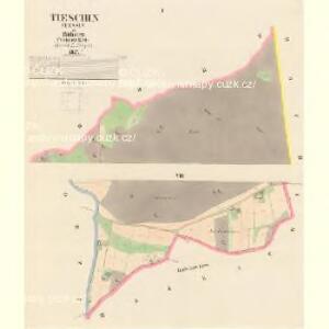 Tieschin (Tessin) - c7893-1-001 - Kaiserpflichtexemplar der Landkarten des stabilen Katasters