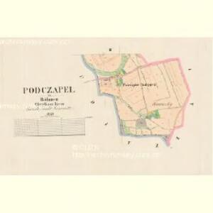 Podczapel - c5865-1-002 - Kaiserpflichtexemplar der Landkarten des stabilen Katasters