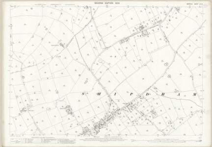 Norfolk LX.12 (includes: East Bradenham; Scarning; Shipdham) - 25 Inch Map