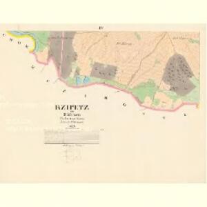 Rzipetz - c6724-1-004 - Kaiserpflichtexemplar der Landkarten des stabilen Katasters
