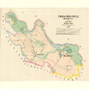Dirschkowitz (Dirschkotze) - m0588-1-001 - Kaiserpflichtexemplar der Landkarten des stabilen Katasters