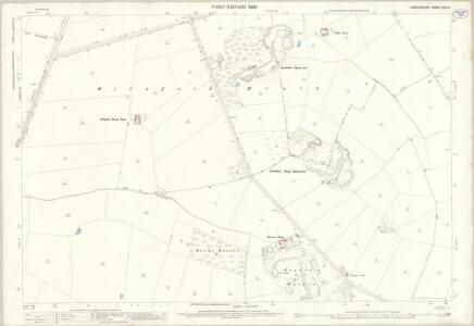Lincolnshire CXIV.3 (includes: Ancaster; Barkston; Culverthorpe and Kelby; Heydor; Welby; Wilsford) - 25 Inch Map