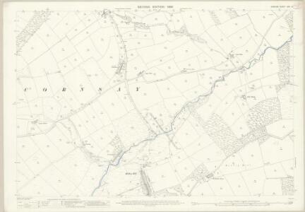 Durham XXV.4 (includes: Cornsay; Hedleyhope) - 25 Inch Map