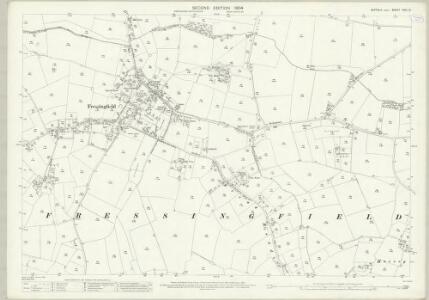Suffolk XXVI.12 (includes: Fressingfield) - 25 Inch Map