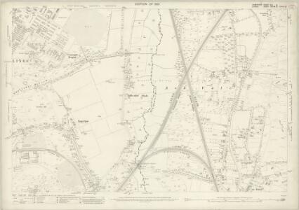 Hampshire and Isle of Wight XXI.6 (includes: Aldershot; Ash and Normandy; Farnborough) - 25 Inch Map