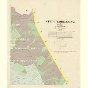 Bohdanecz - c0305-1-006 - Kaiserpflichtexemplar der Landkarten des stabilen Katasters