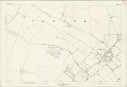 Bedfordshire I.15 (includes: Chelveston Cum Caldecott; Dean and Shelton; Melchbourne and Yelden) - 25 Inch Map