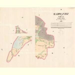 Radwanitz - m2536-1-002 - Kaiserpflichtexemplar der Landkarten des stabilen Katasters