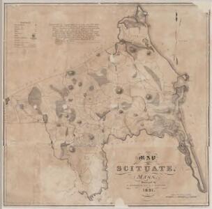 Map of Scituate, Mass