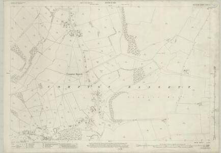 Wiltshire XXVII.3 (includes: Compton Bassett; Hilmarton) - 25 Inch Map