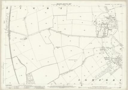 Lincolnshire XX.14 (includes: Bigby; Cadney; Somerby) - 25 Inch Map