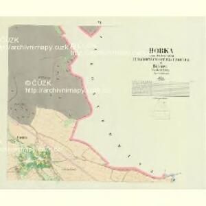 Horka - c1998-1-005 - Kaiserpflichtexemplar der Landkarten des stabilen Katasters