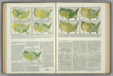 (Hail, Fog, Thunderstorms, Clear, Cloudy).  Relative Humidity.  Atlas of American Agriculture.