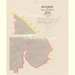 Köstldorf - c6414-2-001 - Kaiserpflichtexemplar der Landkarten des stabilen Katasters