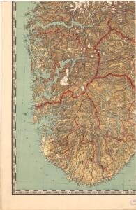 Norgesavdelingen 227-2: Vægkart over Norge - sydlige blad