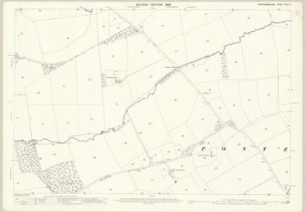 Northumberland (Old Series) LXXIX.15 (includes: Coldcoats; Milbourne; North Dissington; Ponteland) - 25 Inch Map