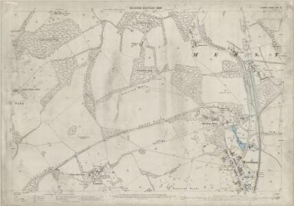 Surrey XXVI.8 (includes: Gatton; Merstham) - 25 Inch Map