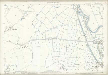 Kent XLVIII.2 (includes: Ash; Sandwich; Woodnesborough) - 25 Inch Map