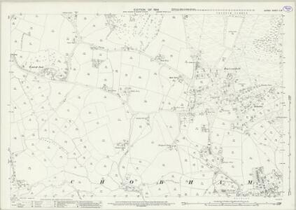 Surrey X.15 (includes: Chobham) - 25 Inch Map