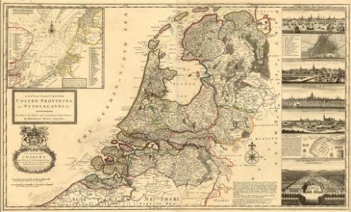 A New and Exact Map of the United Provinces, or Netherlands &c