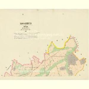 Kosobud - c3360-1-001 - Kaiserpflichtexemplar der Landkarten des stabilen Katasters
